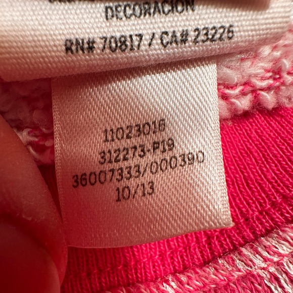 PINK Victoria's Secret Snowflake Sweatshirt XS (Fits M-L) see measurements - Picture 8 of 8